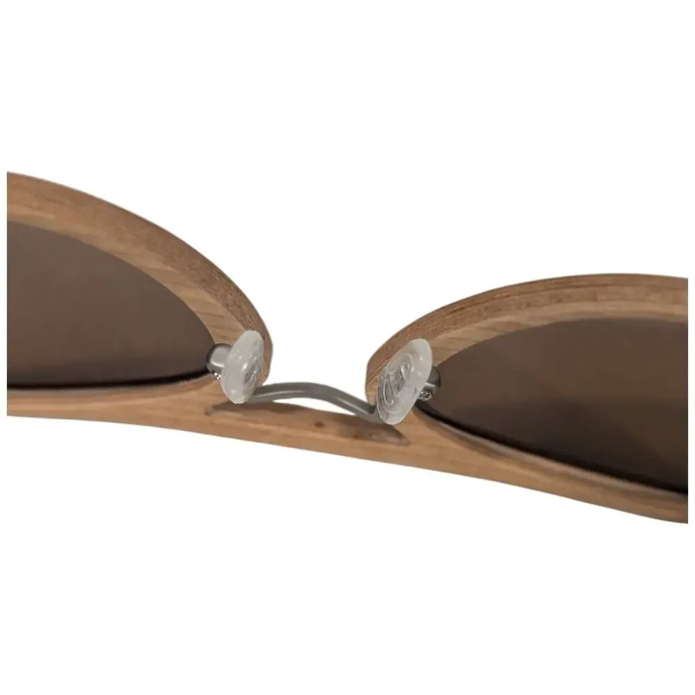 Earth Wood Cruz Sunglasses Light Brown Beige
